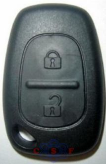 Capa Controle Telecomando Chave Canivete Renault Clio Master Symbol Preto 2 Bot�es cod 134