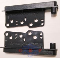 Moldura Cantos 2 Din Painel Corola Fielder 2003/2008 Etios Corola GLI 2015 Canto Preto Toyota Hilux SR SRV SW4 2005/2015/RAV 2002/2006 Preta