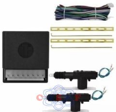 Kit Trava Universal GC Gold Cabos 2 Portas 2 Motor com dupla seventia + Centralina e Fiao