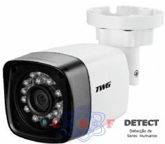 Cmera Cftv Bullet Externa Plstico Detect TWG 1/3 TW-7725-HB lente 3,6mm 2.0 mp AHD-CVI-TVI-Analgico