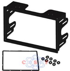 Moldura Fiamon 2 DIN VW Polo Golf Fox Ecoesport Fiesta Bora Passat Preta Universal Japon�s/Chin�s MP3/ MP5