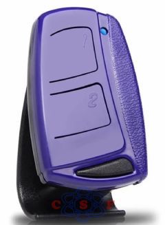 Controle Remoto Porto Transmissor TX Top IPEC RCG PPA Garen 4,33,92 Mhz Code Learn 2 Canais Clip de Fxao Roxo