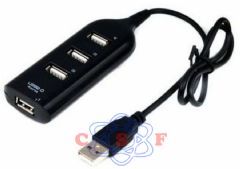Adaptador Switch mini Hub USB 1 porta entrada USB+4 portas saída USB fêmea HI-SPEED