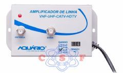 Amplificador de Linha Aqurio para TV Ganho 30db AL-30