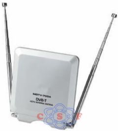 Antena Digital VHF/UHF/HDTV 18DB Interna Amplificada MDTV-703A MXT