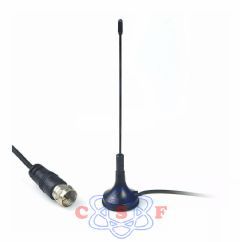 Antena Interna TV Digital Mini Exbom Base com im cabo 1,5metros AN-S10