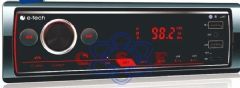Auto Radio Mp3 Automotivo E-tech Combat New com Boto Touch Screen Usb Sd Aux Funco Usb para Carregar Celular