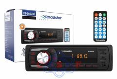 Auto Radio Roadstar 2607 BR Mp3 Fm Usb Sd Bt com Bluetooth 4 Canais 25 Watts com Saidas 2 Usb Pen e Carregador celular