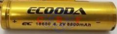 Bateria 4,2V para Lanterna Led Ecooda 18650 8800 mha