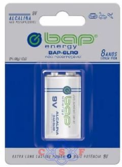 Bateria BAP 9Volts Alcalina GRLG