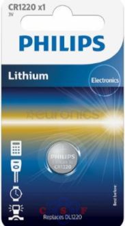 Bateria Philips CR 1220 3 Volts