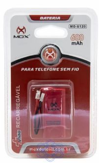Bateria Telefone Mox 2,4v x 600MHA AAA MO-U120