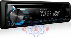 CD Player DEH-X1980UB Pioneer Rdio AM/FM, Controle remoto, Painel Destacvel, Entradas USB e AUX