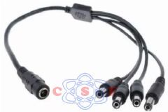 Cabo Conector Adaptador Rabicho 1 Jack +P4 Macho para Cameras