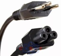 Cabo Força Tripolar Para NOTEBOOK MONITOR 3 Pinos Redondo 1,20 Metros