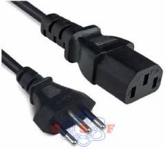 Cabo Força Tripolar para CPU e Monitor 1,50 metros