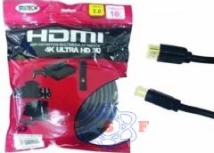 Cabo Hdmi Alltech 10mts Verso 2.0 4K Ultra HD 3D com Filtro