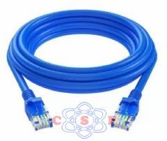 Cabo Rede Patch Cord Cat 5E 3 Metros Azul Jxd link