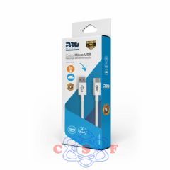 Cabo USB + V8 Micro USB Proeletronic 1 Metro par Recarga e Sincronização CA USB-100M