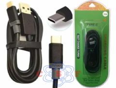 Cabo USB Macho + Tipo C 1 Metro para Recarga Celular