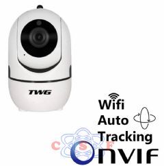 Cmera Robozinho de Segurana e Bab Eletrnica Wifi Onvif TWG TW-9105 RB