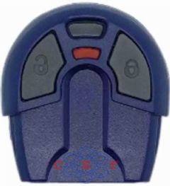 Capa Controle Cover Telecomando Cabeça Chave Fiat 2 Botões Fiat 2 Cadeados Azul