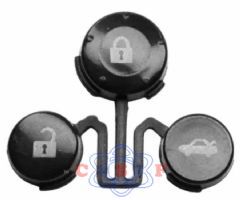 Capa Controle Telecomando 3 Botão Reparo Da Chave Honda 2 Ou 3 Botões Cod 1640