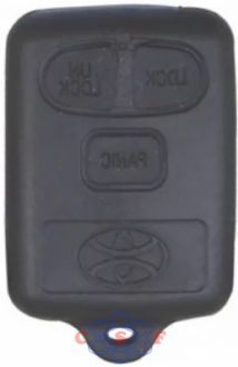 Capa Controle Telecomando 3 Botões-Toyota Corola-2 Cadeados 1 Carro