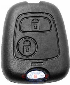 Capa Controle Telecomando Peugeot Partner 2 Botões cod 135