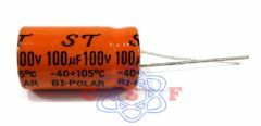 Capacitor Eletrolitico 100x100 Bipolar Usado corte falante