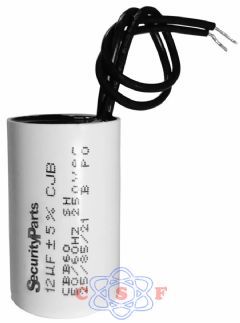 Capacitor VCA P/ Motor Porto 12uf x 250 VAc 50/60HZ