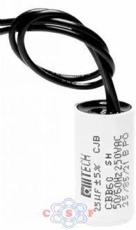 Capacitor VCA P/ Motor Portão 25uf x 250 VAc 50/60HZ