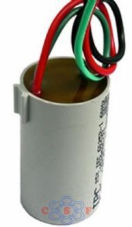 Capacitor para Ventilador 3uF x 7uF 250 VAC 50/60 HZ 3 Fios