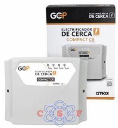 Central Choque Eletrificadora Cerca Eltrica CX 7801 Gcp 10.000 Compact Cr com 1 Controle
