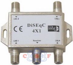 Chave DiSEqC 4x1 Frequencia 950-2400