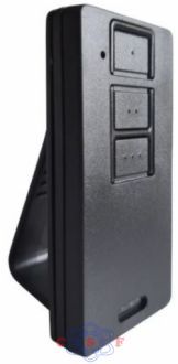 Controle Remoto Transmissor Copiador Hiltron 3 Botões Preto Cod Learning Portão PPA Garen Rgc Intelbras etc. Frequência 433,92