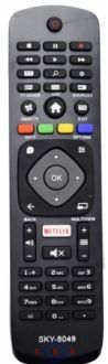 Controle Remoto Tv Philips Smart Netflix Le 7457 SKY 8049
