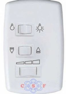 Controle para Ventilador 3 Tecla Lâmpada Exaustor 3 Velocidades Capacitor 1,5 + 2,5uf 220 Volts