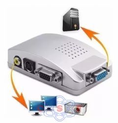 Converter Conversor VGA/RCA Video /S Video