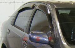 Defletor/Calha Acrlica de Chuva Etios Hatch Sedan 2012-2014 4 Portas TG Poli 27.005