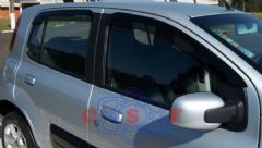 Defletor/Calha Acrílica de Chuva Novo Uno Evo 3ª Geração 2010/2011 4 Portas TG Poli 24.016