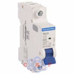 Disjuntor tramontina Unipolar 20 Amperes