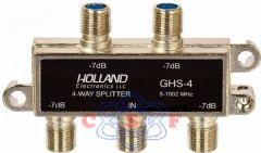 Divisor 4TVs 5A 1002 MHZ 4 Saidas -7 DB Especial Net