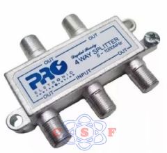 Divisor tv 4 Saidas Proeletronic 5 -1000MHZ Para Antena Convencional Terrestre