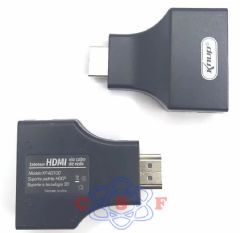 Extensor Knup HDMI Via Cabo Rede RJ 45 Alcance 30 Metros 1080p Cat5e Cat6 Utp