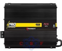 Fonte Chaveada Taramp´s TEF-60A Pro Charger Input Bivolt ajuste do Output 12,4v a 14,4 60 Amperes com voltímetro embutido