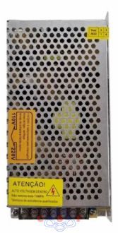 Fonte Hitec 12V 20Amperes Carcaça Metal Chave 110 ou 220 Volts MS-250-12