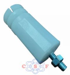 Isolador Branco 2 Canais para Cerca Elétrica