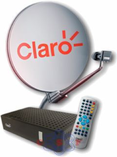 Kit Claro TV Pr Pago 2 Anos sem Mensalidade (01)Miniparablica 60cm (01) lnb simples e (01)Receptor Digital SD DS22(Instalao no Inclusa)