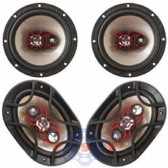 Kit Fcil Bravox Linha 2 Ps 6"50w+2 Ps 6x9"70w Total 240W Rms